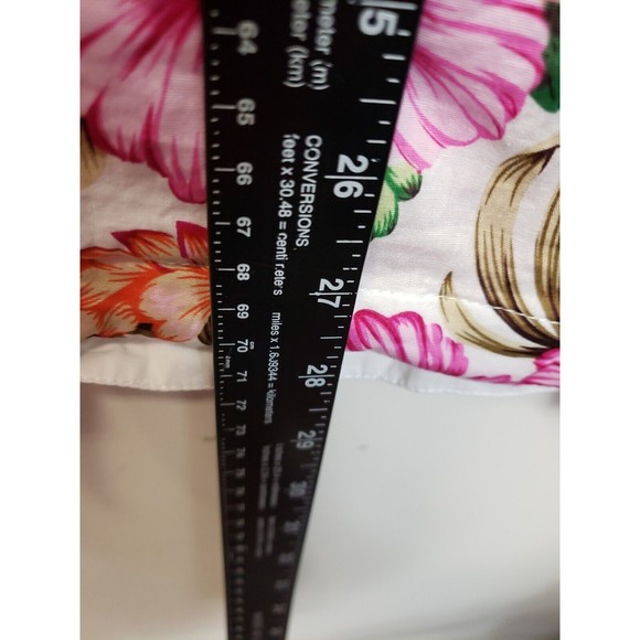 SSLR Button Up Hawaiian Shirt Hibiscus Medium M 100% Cotton new other Mens - Picture 5 of 9